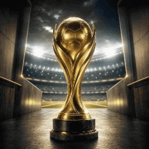 球迷挥舞旗帜 庆祝2026世界杯